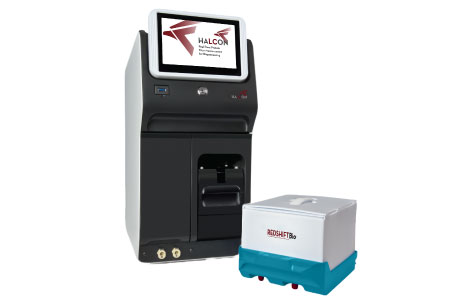 Picture of the Redshift HaLCon Protein Analyzer for flownamics product integrations page.